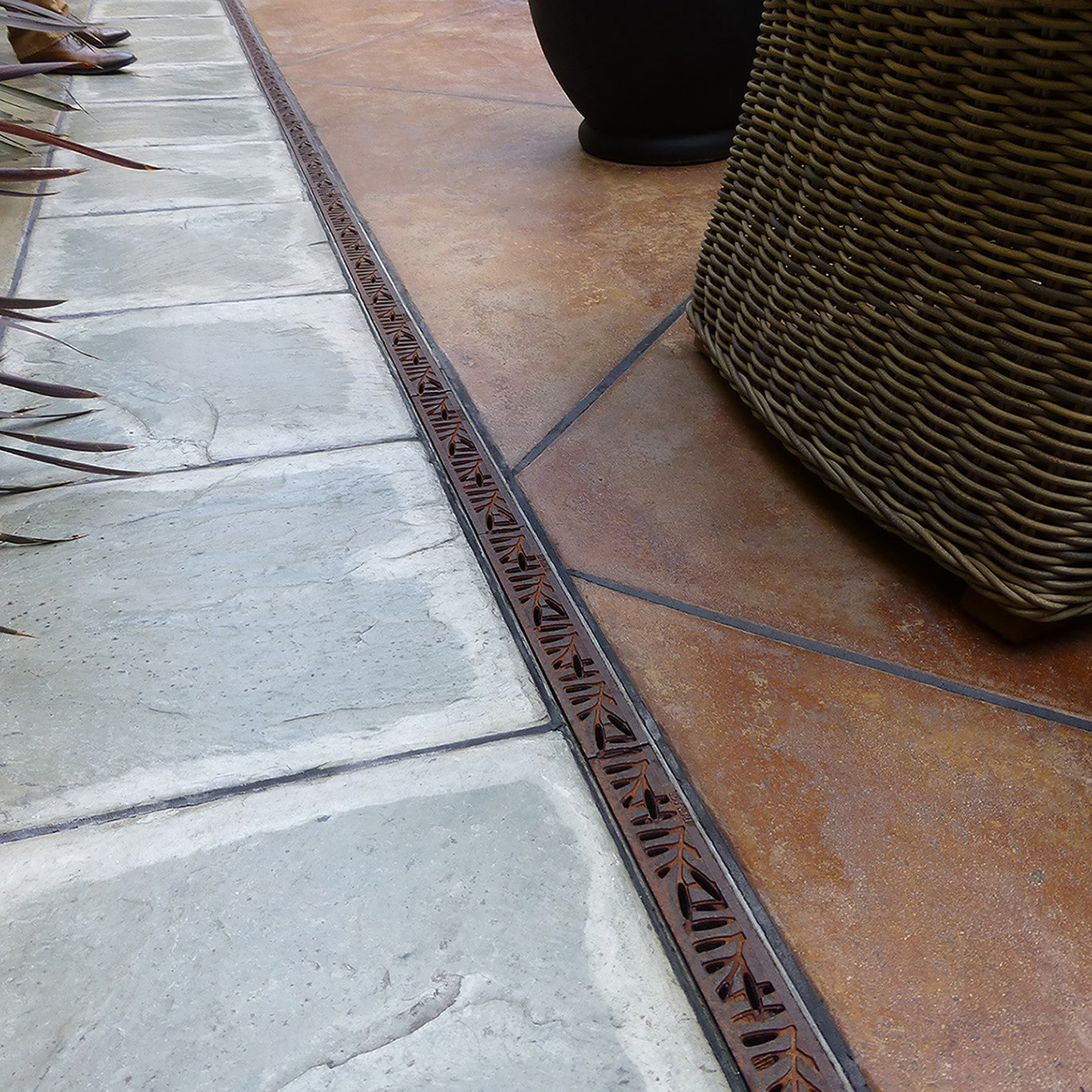 Locust Cast Iron Channel Drain Grate 299 x 50mm (12 x 2 Inch)