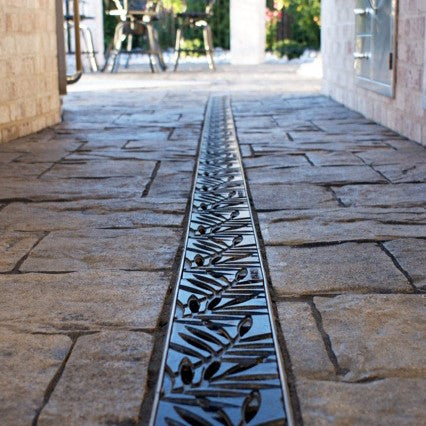 Locust Cast Iron Channel Drain Grate 608 x 103mm (24 x 4 Inch)