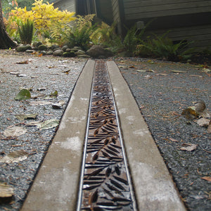 Locust Cast Iron Channel Drain Grate 608 x 103mm (24 x 4 Inch)
