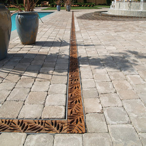 Locust Cast Iron Channel Drain Grate 608 x 103mm (24 x 4 Inch)