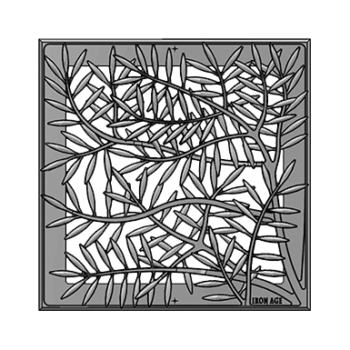 Locust Cast Iron Square Floor Register Grate 295mm (12 Inch)