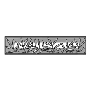 Locust Cast Iron Floor Register Grate 346 x 41mm (14 x 2 Inch)