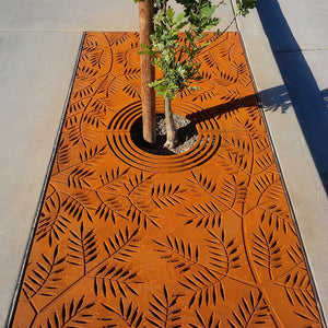 Locust Cast Iron Tree Grate 1829 x 914mm (72 x 36 Inch)