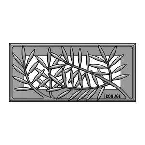 Locust Cast Iron Floor Register Grate 245 x 92mm (10 x 4 Inch)