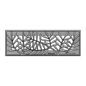 Locust Cast Iron Floor Register Grate 346 x 92mm (14 x 4 Inch)