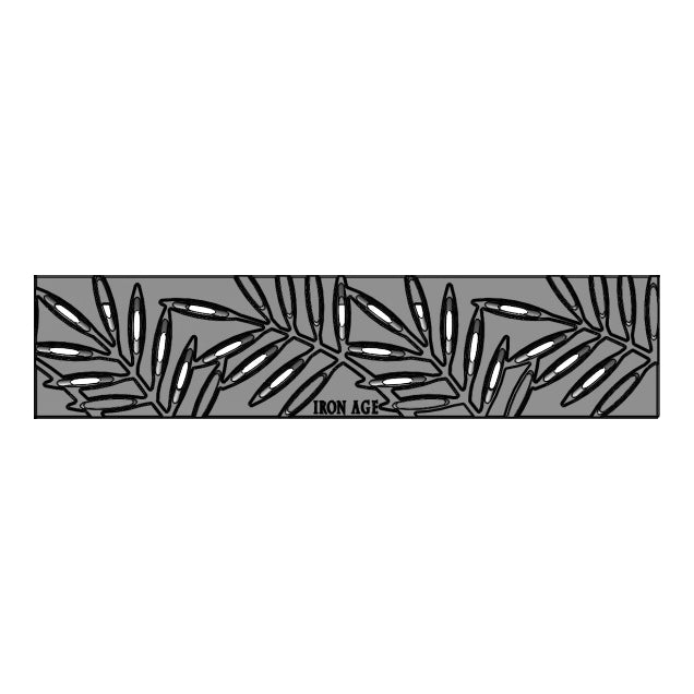 Locust Cast Iron Channel Drain Grate 454 x 104mm Heel Proof (18 x 4 Inch)