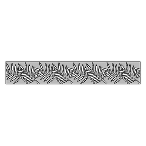 Locust Cast Iron Channel Drain Grate 600 x 100mm Heel Proof (24 x 4 Inch)