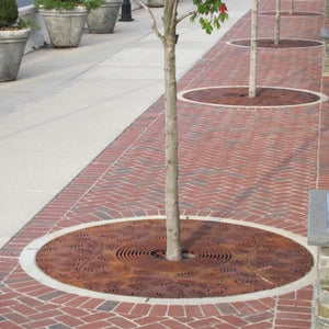 Locust Cast Iron Round Tree Grate 1829mm (72 Inch)