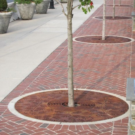 Locust Cast Iron Round Tree Grate 1829mm (72 Inch)
