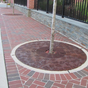 Locust Cast Iron Round Tree Grate 1829mm (72 Inch)
