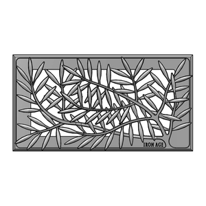 Locust Cast Iron Floor Register Grate 295 x 143mm (12 x 6 Inch)