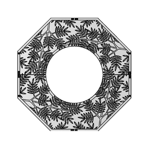 Locust Cast Iron Octagon Tree Grate 1219mm (48 Inch)