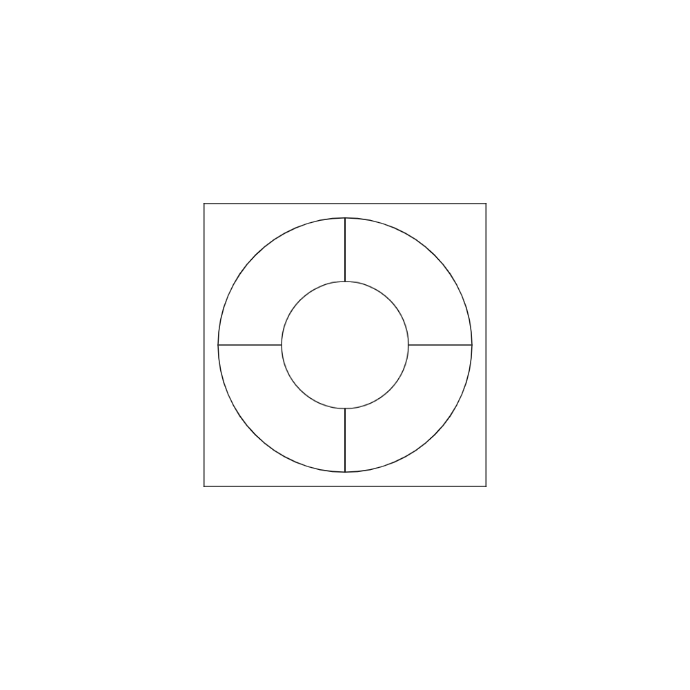 Molecules Jonite Stone Breeze Block 200 x 200mm (8 x 8 Inch) - Design A