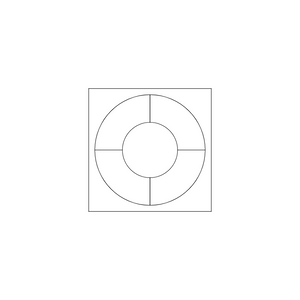 Molecules Jonite Stone Breeze Block 200 x 200mm (8 x 8 Inch) - A