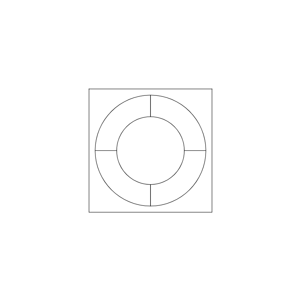 Molecules Jonite Stone Breeze Block 200 x 200mm (8 x 8 Inch) - Design B