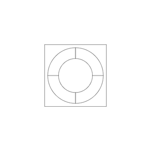 Molecules Jonite Stone Breeze Block 200 x 200mm (8 x 8 Inch) - B