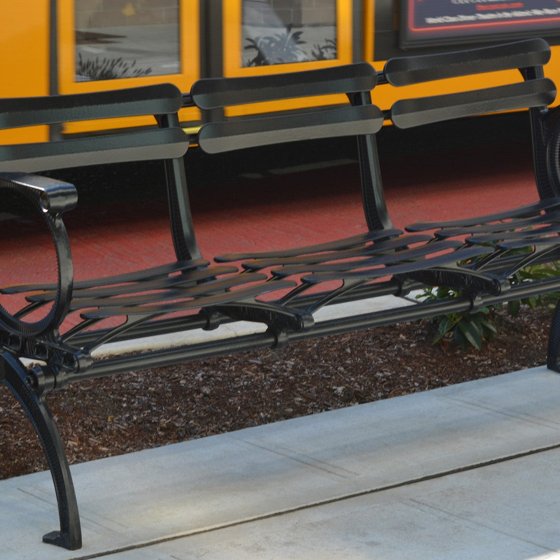 Mensch Cast Iron Bench Seating 1702mm (67 Inch)