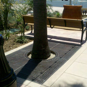 Mercado Cast Ductile Iron Tree Grate 2435 x 1521mm (96 x 60 Inch)