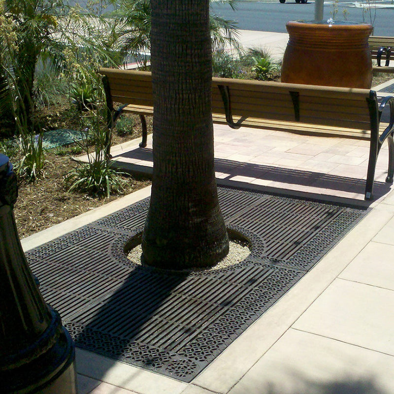 Mercado Cast Ductile Iron Tree Grate 2435 x 1521mm (96 x 60 Inch)