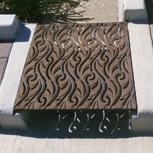 Minnione PEDESTRIAN LOAD ONLY Cast Iron Channel Drain Grate 711 x 660mm (28 x 26 Inch)