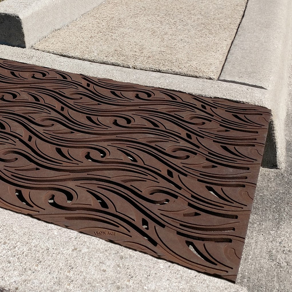 Minnione PEDESTRIAN LOAD ONLY Cast Iron Channel Drain Grate 914 x 660mm (36 x 26 Inch)
