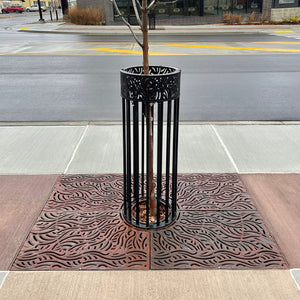 Minnione Steel Tree Guard 1524 x 457mm (60 Inch)