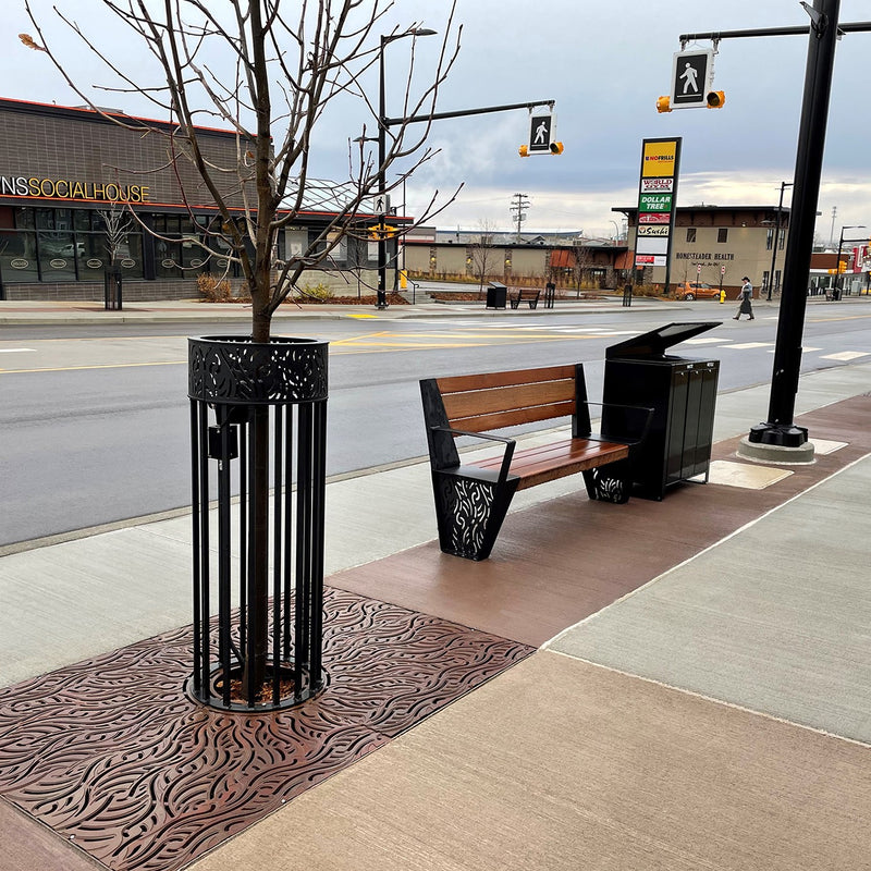 Minnione Steel Tree Guard 1524 x 457mm (60 Inch)