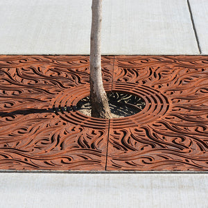 Minnione Cast Iron Square Tree Grate 1216mm (48 Inch)