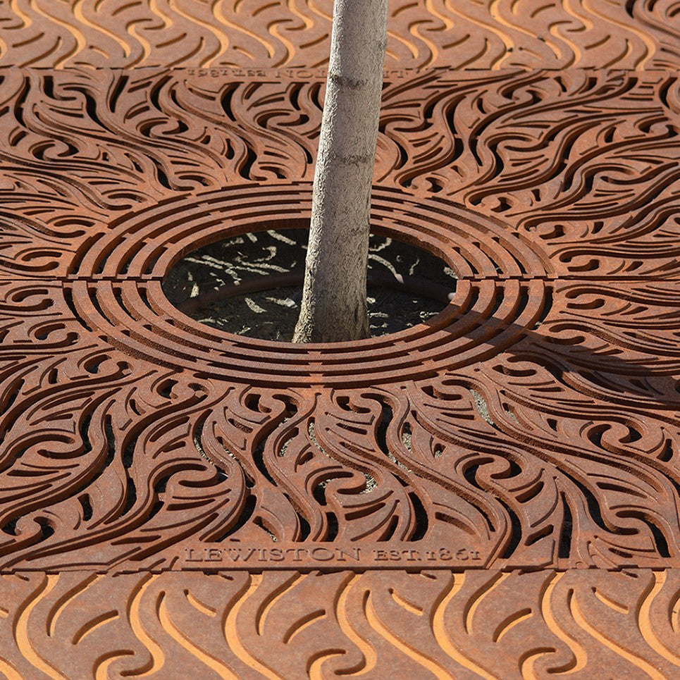 Minnione Cast Iron Square Tree Grate 1216mm (48 Inch)