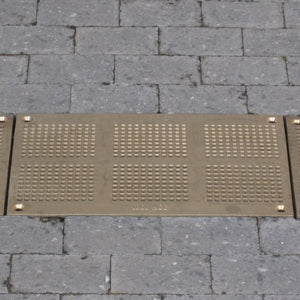 Mission Bay Cast Iron Channel Drain Grate Heel Proof (18 x 12 Inch)