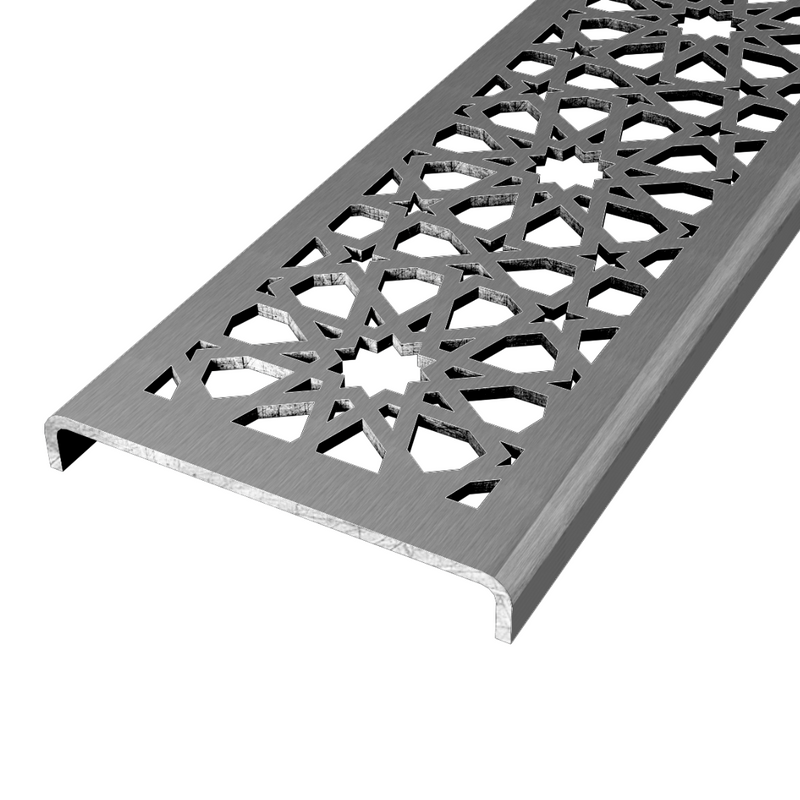 Morisco 304 Stainless Steel Channel Drain Grate 75 x 913mm (3 Inch)