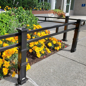 Newell Cast Ductile Iron Planter Fence 457mm (18 Inch)