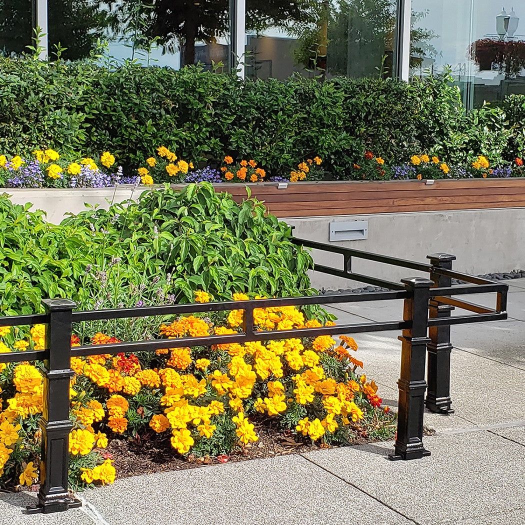 Newell Cast Ductile Iron Planter Fence 457mm (18 Inch)