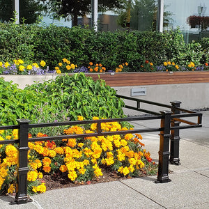 Newell Cast Ductile Iron Planter Fence 457mm (18 Inch)