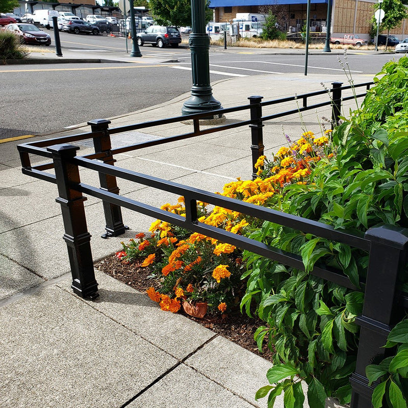 Newell Cast Ductile Iron Planter Fence 457mm (18 Inch)