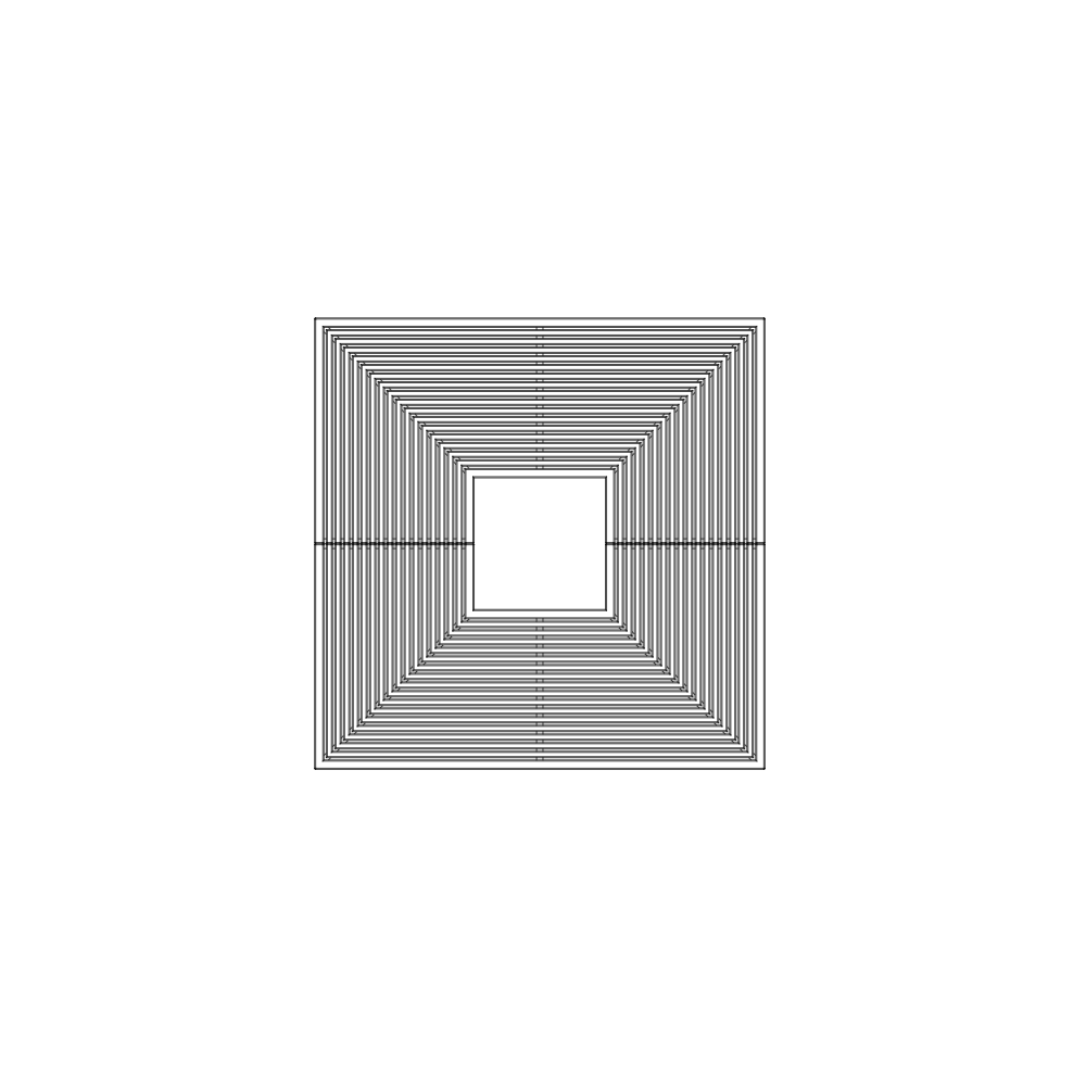 Oculus Jonite Stone Square Tree Grate 1200mm (47 Inch)