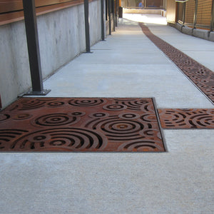 Oblio Cast Iron Channel Drain Grate 605 x 452mm (24 x 18 Inch)