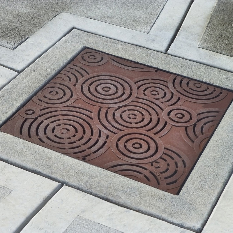 Oblio Cast Iron Square Gully Cover 610mm Heel Proof (24 Inch)