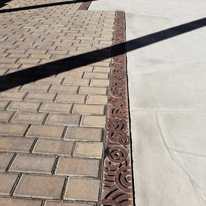 Oblio Cast Iron Channel Drain Grate 497 x 122mm Heel Proof (20 x 5 Inch)