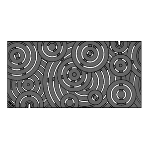 Oblio Cast Iron Channel Drain Grate 607 x 302mm Heel Proof (24 x 12 Inch)