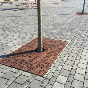 Oblio Cast Iron Tree Grate 1825 x 1215mm Heel Proof (72 x 48 Inch)