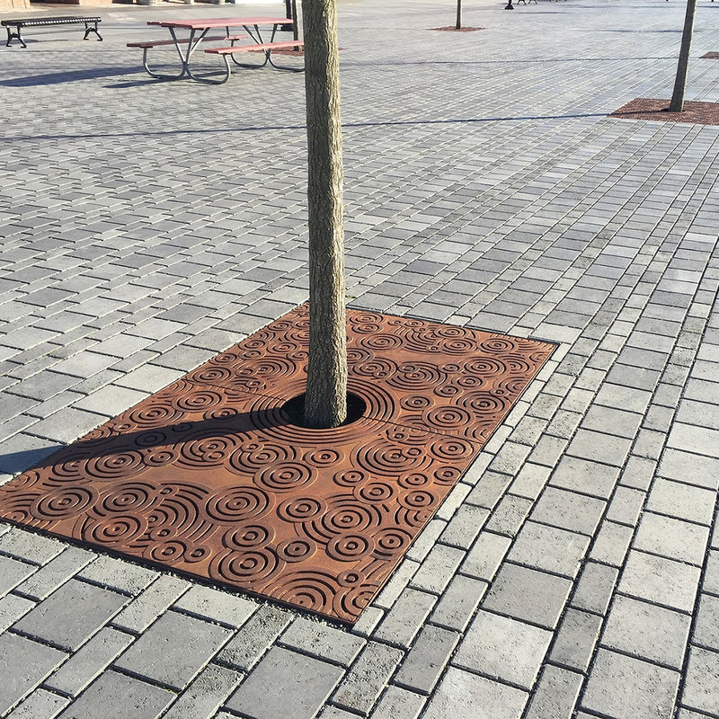 Oblio Cast Iron Tree Grate 1825 x 1215mm Heel Proof (72 x 48 Inch)