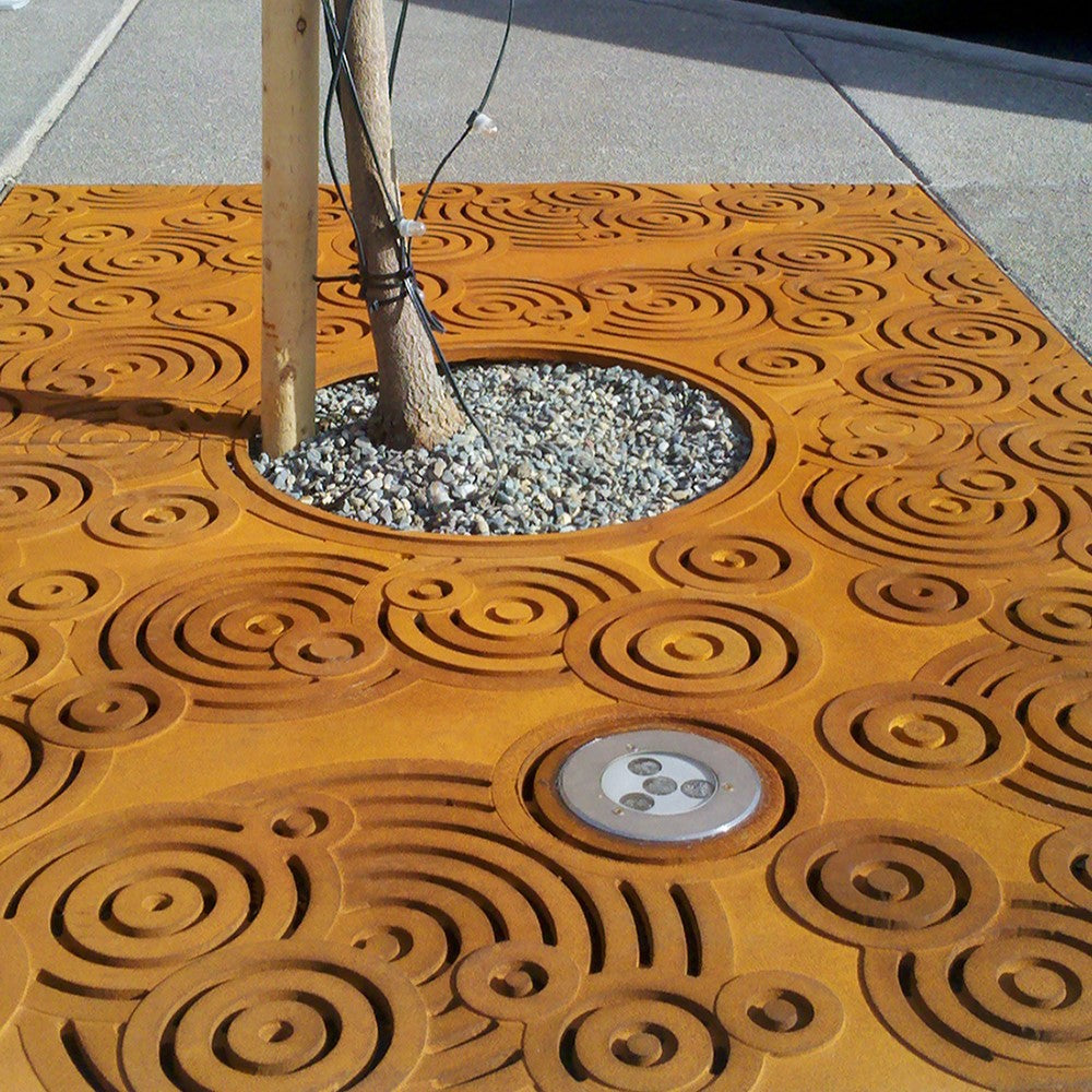 Oblio Cast Iron Tree Grate 1825 x 1215mm Heel Proof (72 x 48 Inch)