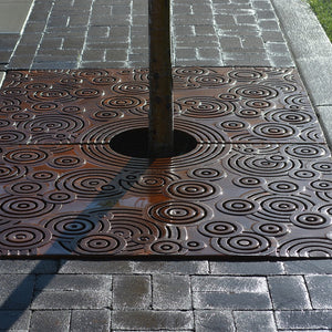 Oblio Cast Iron Tree Grate 1825 x 1215mm Heel Proof (72 x 48 Inch)