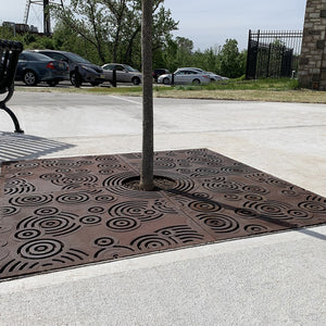Oblio Cast Iron Tree Grate 1521 x 1498mm Heel Proof (60 x 59 Inch)