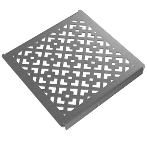 Replacement / Retrofit Square Gully Oblique 304 Stainless Steel Grating (148 x 148mm)