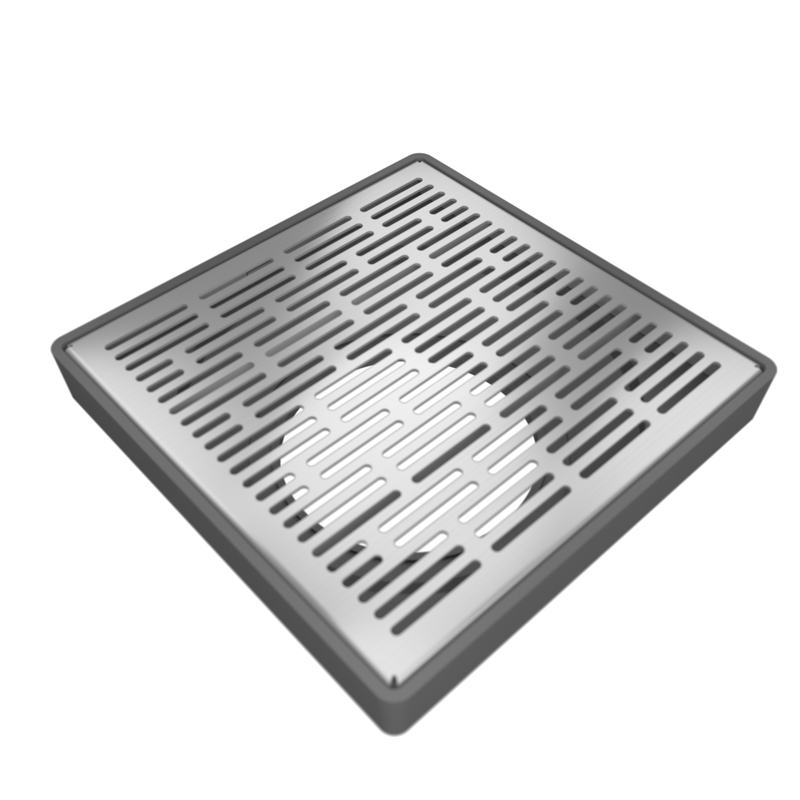 Offslotz Stainless Steel Square Gully (300 x 300mm)