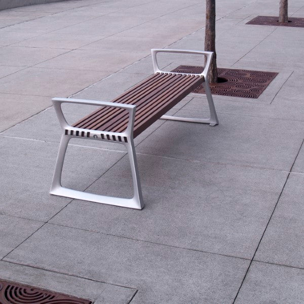 Ozio Cast Aluminium Bench Seating 1828mm (72 Inch)
