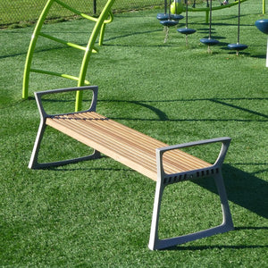 Ozio Cast Aluminium Bench Seating 1828mm (72 Inch)