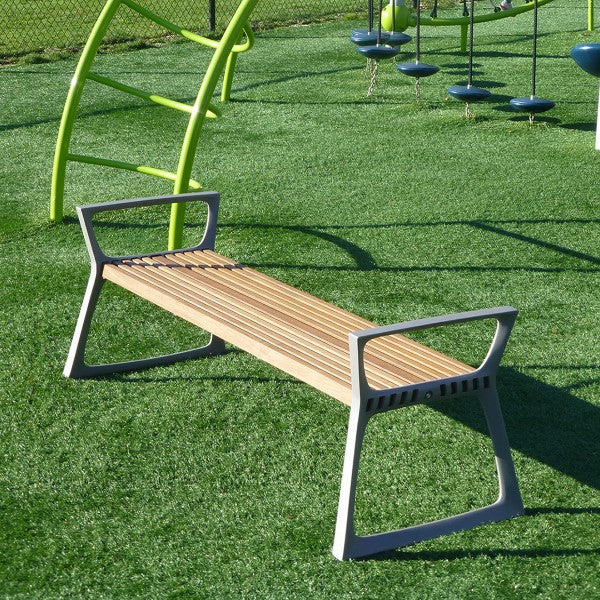 Ozio Cast Aluminium Bench Seating 1828mm (72 Inch)